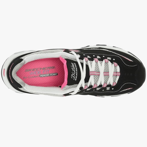 Skechers Women's D'Lites-Life Saver Memory Foam Lace-up Sneaker - Picture 5 of 8